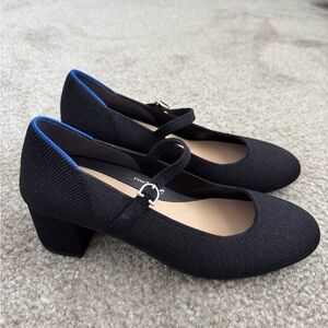 Black Mary Jane Heels